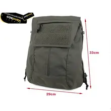 TMC тактический жилет сумка Подсумки для магазина задняя упаковка на молнии панели BK/RG