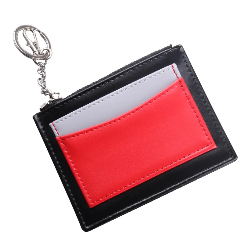 Purse female ultra thin 2018 new ladies wallet color matching card package small money clip bank ...