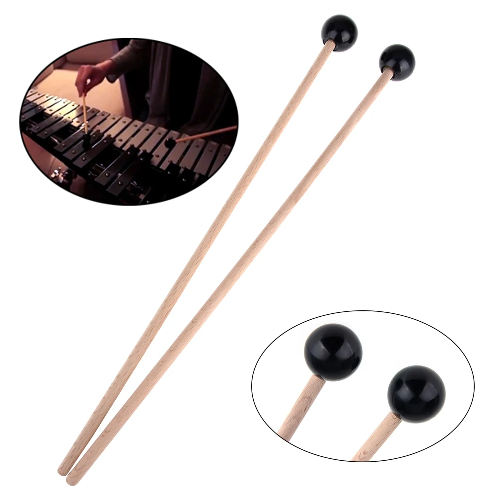 1 пара Professional ксилофон Marimba Mallets деревянный клен Ручка резиновые Mallets ударные инструменты Запчасти и аксессуары