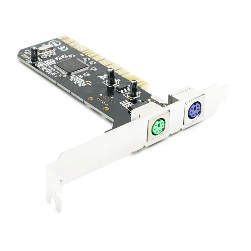 Pci 32bit To 2 Ports Ps2 Ps 2 For Pc Keyboard Mouse Adapter Card Ps 2 Pci To Pcipci Ps 2 Aliexpress