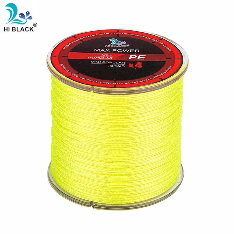 

300M 5 Colors 4 Strands Japan Multifilament 100% PE Braided Fishing Line 8LB to 80LB Tough and strong fishing line free ship