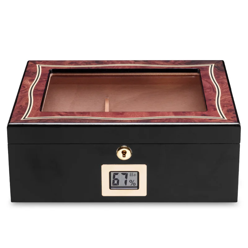 Большая емкость коробка для увлажнения сигары кубинская Cohiba x окрашенные