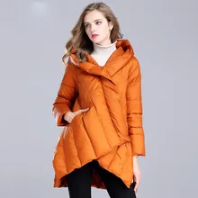 2017 new arrival winter duck down jacket women long coat parkas thickening Female Warm Clothes High Quality