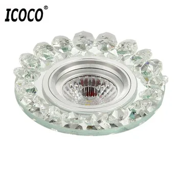 

ICOCO Modern COB LED Ceiling Light Inner Warm White + Sided Blue Round Simple Decoration Home Lamp For Dining Room Living Room