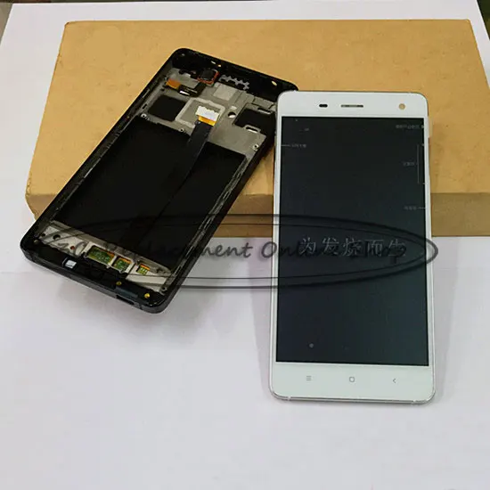White/Black 5.0 inch LCD+TP+ Frame FOR Xiaomi mi 4 m4 mi4 LCD Display with Touch Screen Digitizer Smartphone Replacement | Мобильные