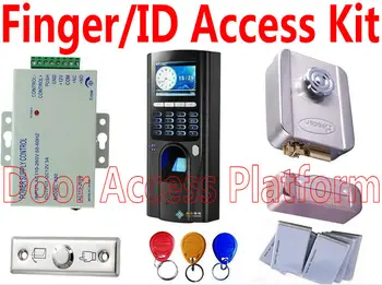 

Fingerprint+RF ID 2.4"TFT LCD Color Screen standalone access controller machine,Door Contro Electro Machinery Lock Door exit kit