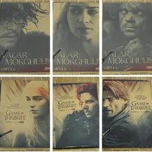 Vintage Poster 60 style for Game of thrones TV movie wall sticker kraft paper retro poster 30x21cm PART 1