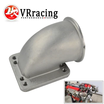 

VR - 3.0 " Vband 90 Degree Cast Turbo Elbow Adapter Flange 304 Stainless Steel For T3 T4 Turbocharger VR-TEA30