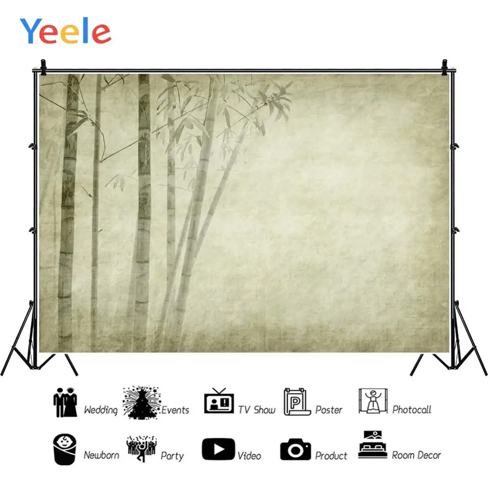 Yeele обои бамбуковый туман гранж Винтажный стиль фотографии фоны персонализированные фотографические фоны для фотостудии