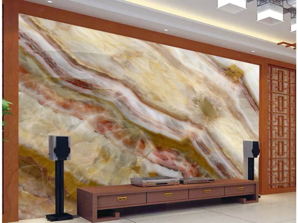 

3D Wallpaper Custom Photo Wallpaper Large Wall Painting Wall Paper Marble Texture TV Background 3D Mural Wall Paper