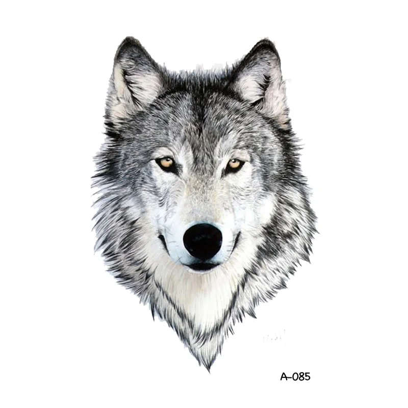 Aliexpress.com : Buy WYUEN Wolf Design Temporary Tattoo