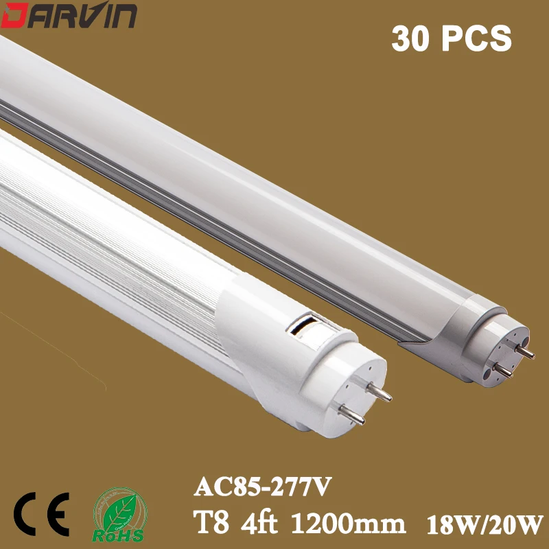 T8 font b Led b font font b Tube b font Light 4ft 1200mm 18W 20W