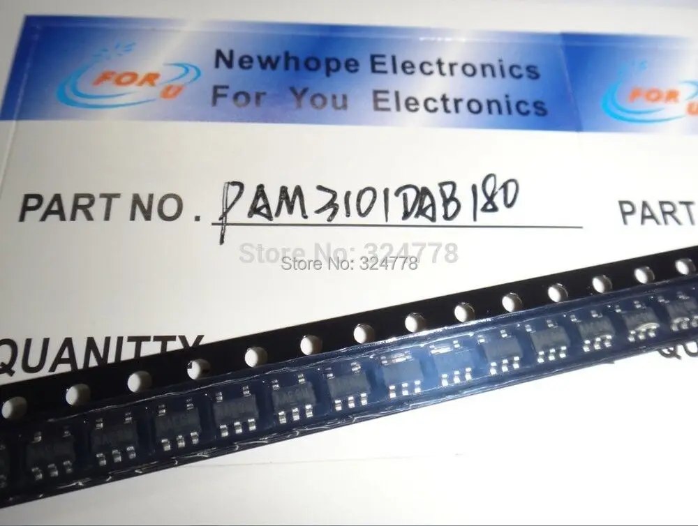 Новая надежда PAM3101DAB180 PAM3101DAB330 PAM3101 SOT23-5 10 шт./лот | Электронные компоненты и