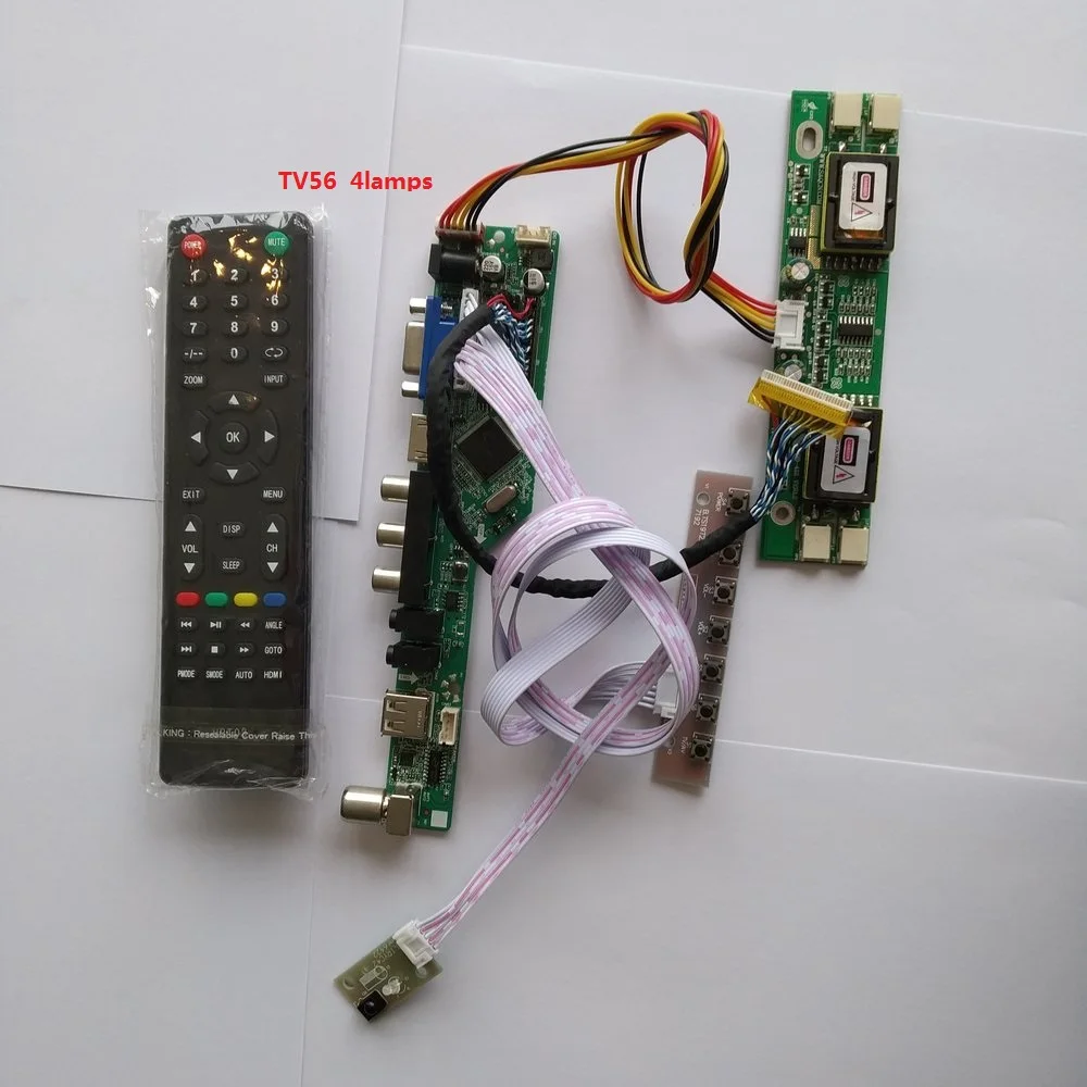 Для M236H1-L01 4 лампы Разрешение ТВ VGA AV комплект 30pin цифровой сигнал 1920X1080 23 6 &quotплата