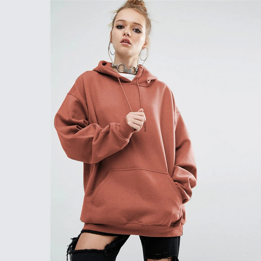 Женская толстовка с капюшоном размера плюс 5XL в европейском стиле длинным