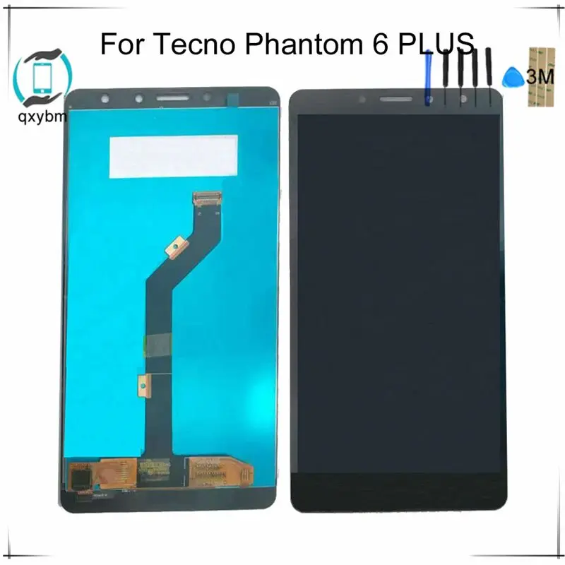 

For Tecno Phantom 6 PLUS LCD Display Panel With Digitizer Touch Screen Full Complete Assembly 6 inch LCD