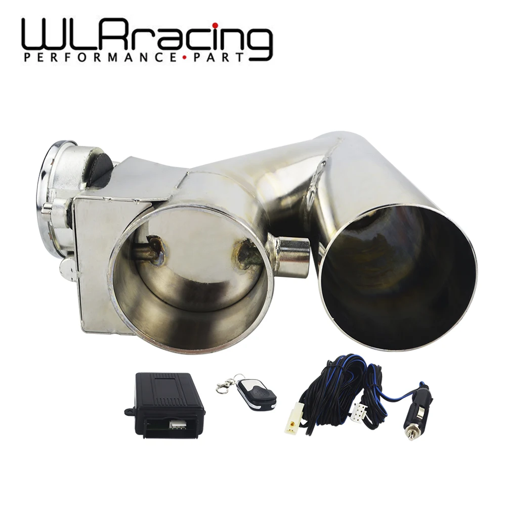 

WLR RACING - Universal Stainless Steel 2.5" / 3" Dump Valve Electric Exhaust Cutout Y Pipe with Wireless Remote WLR-CT93