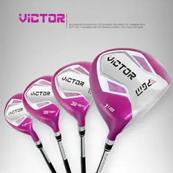 CRESTGOLF VICTIOR MG003-5 1 #/3 #/5 #/4 H/драйверы для гольфа, фарватера леса, гибриды гольфа Вудс клубы Правша Для женщин древесины клуб красная роза