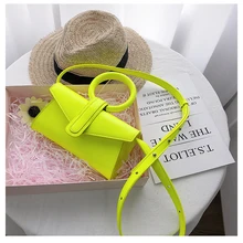 Женская сумка на плечо, неоновые, зеленые, желтые вечерние сумки, женская повседневная сумка-мессенджер с клапаном, Женская сумочка, одноцветная, мини, модный дизайн