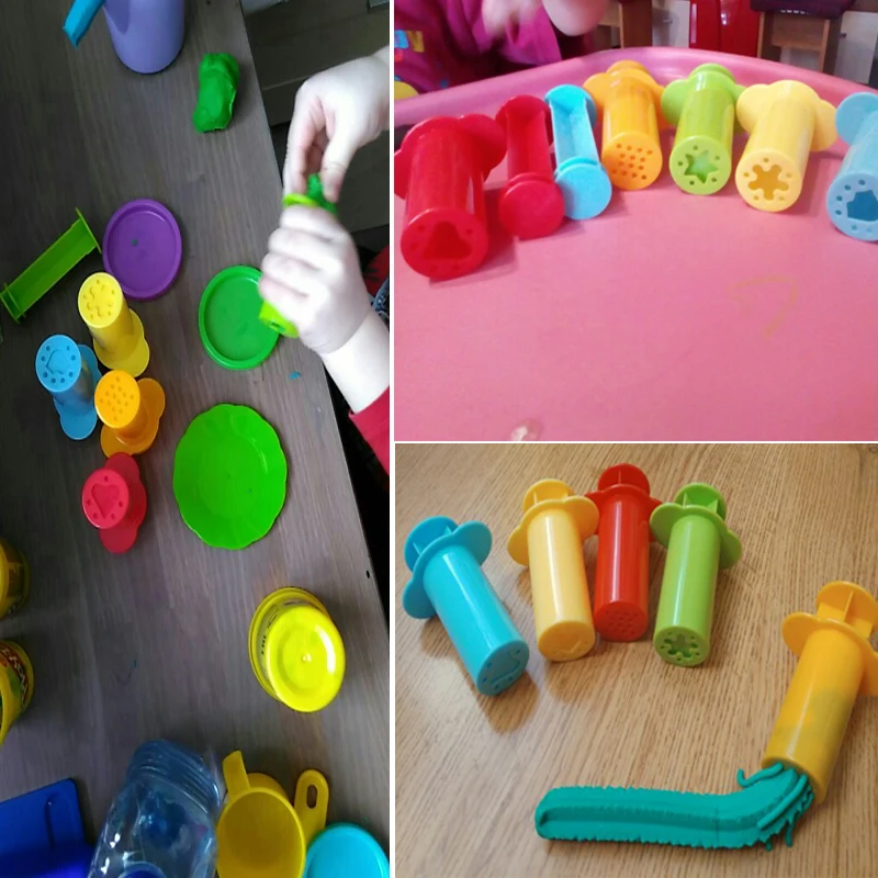 Цветной Пластилин Play-Doh модельный инструмент игрушки Креативные 3D инструменты для пластилина набор теста, глиняные формы Улучшенный набор, обучающие и обучающие игрушки