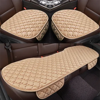 

Warm Velvet Car Seat Cover Universal Front Back Rear Cushion Chair Pad Car Supplies 5 Seats Non-Slip Plush Car Seat Protector