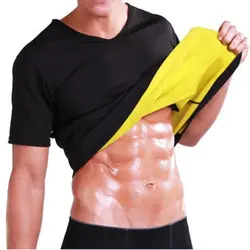Плюс размер мужской тепловой формирователь тела рубашка для коррекции фигуры Формирователи компрессионная тонкая рубашка талия