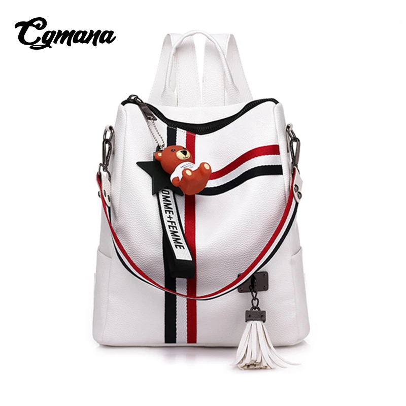 

Bags For Women 2019 Retro Fashion Zipper Ladies Backpack PU Leather High Quality School Bag Shoulder Bag For Youth Bags