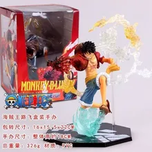 Free Shipping Anime One Piece Action Figure Luffy Fighting Film Ver PVC Figure font b Toy