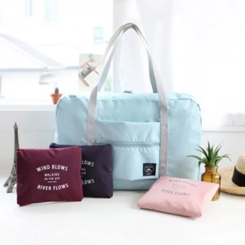 

2019 New Gym Bag Nylon Sports Bags Big Men Training Lady Fitness Travel Luggage Large-capacity Folding Travel Shoulder Bag SA-95