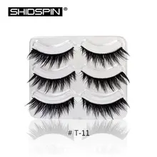 3 Pairs/lot Thick False Eyelashes Handmade Lashes Long Natural Eyebrow Extensions Kit Makeup Long Fake Eyelashes T11