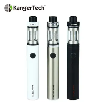 

Original Kanger EVOD PRO Starter Kit 2500mAh Battery 4ml Tank All-in-One E-Cigarette Vaporizer Adjustable Airflow Top Filling