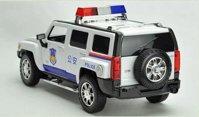124 Alloy Diecast Police Car Model For Hummer  H3-3