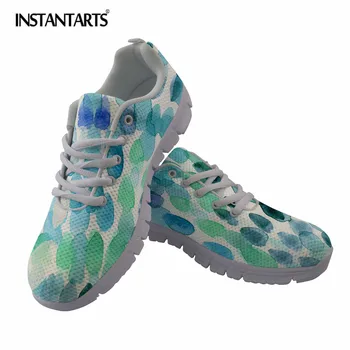 

INSTANTARTS Abstract Art Printed Women Sneakers Casual Autumn Flat Shoes Female High Quality Lightweight Zapatos Mujer Flats