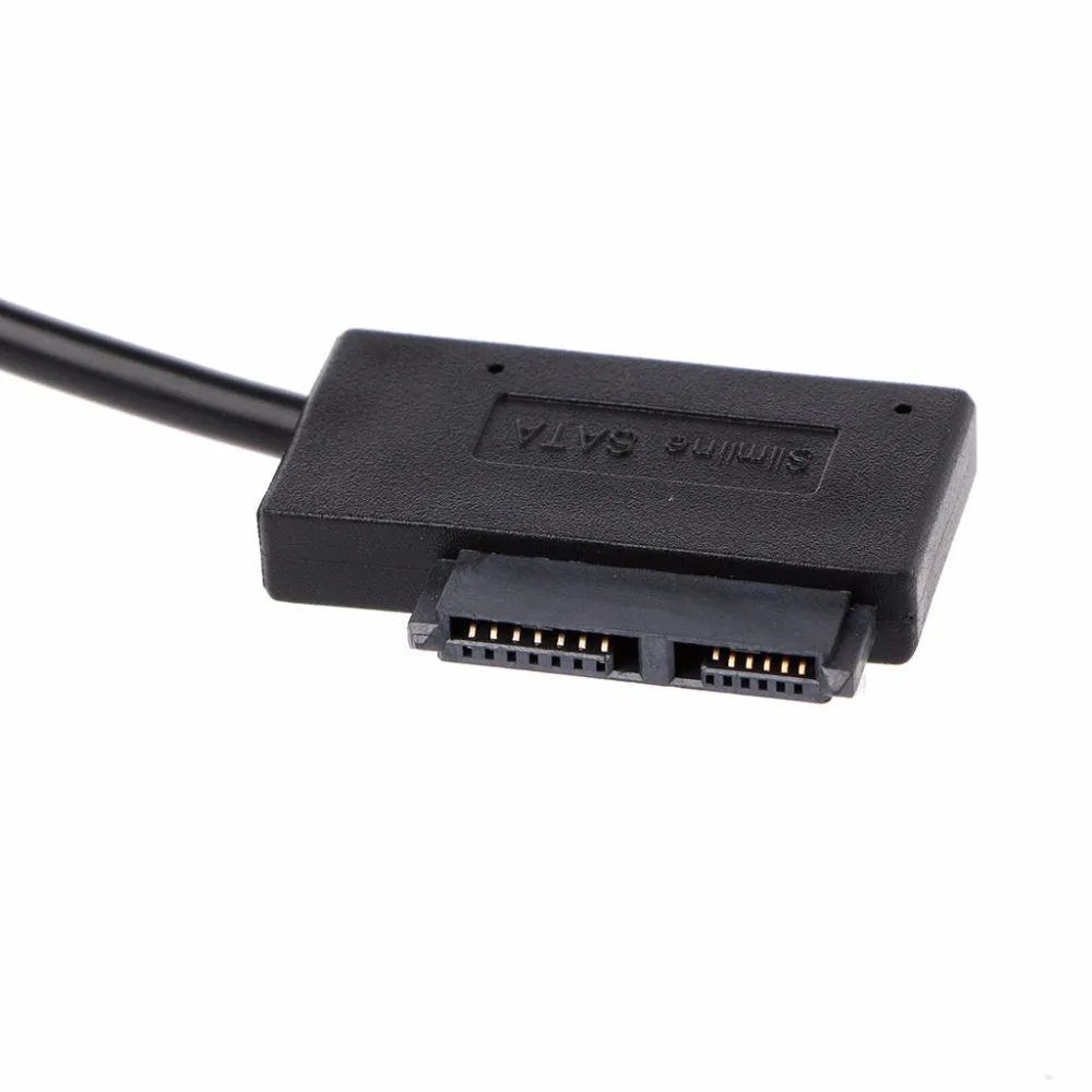 Кабель адаптер SATA с USB 2 0 Type A на 13pin (7 + 6) Внешнее питание для CD ROM|sata adapter cable|adapter cableusb