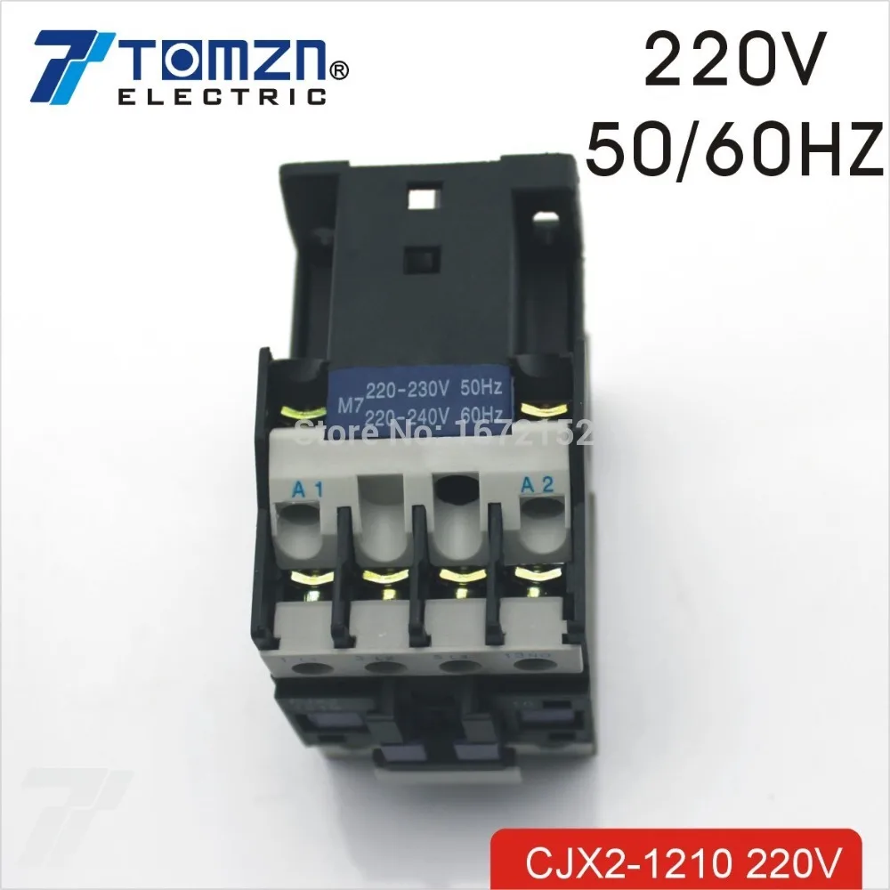 CJX2 1210 AC contactor LC1 12A 220V 50HZ/60HZ 