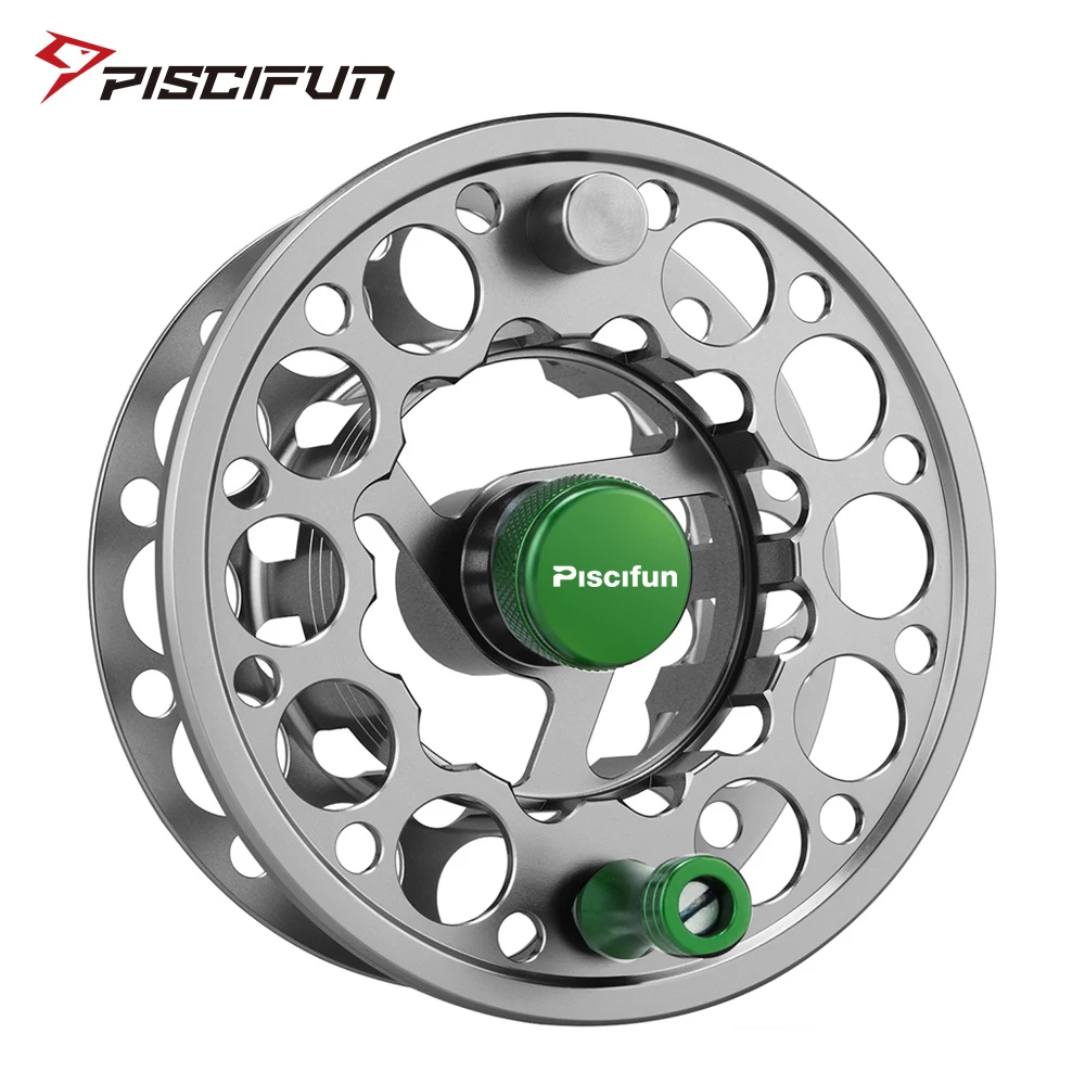 

Piscifun Gunmetal Sword Fly Fishing Reel Spare Spools with CNC-machined Aluminium Alloy Material 3/4/5/6/7/8/9/10 WT Spool
