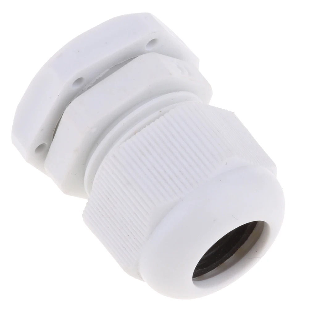 10Pcs PG16 10 14mm Waterproof IP68 Nylon Cable Gland Connectors with