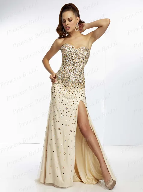 Prom Dress Beaded Indian