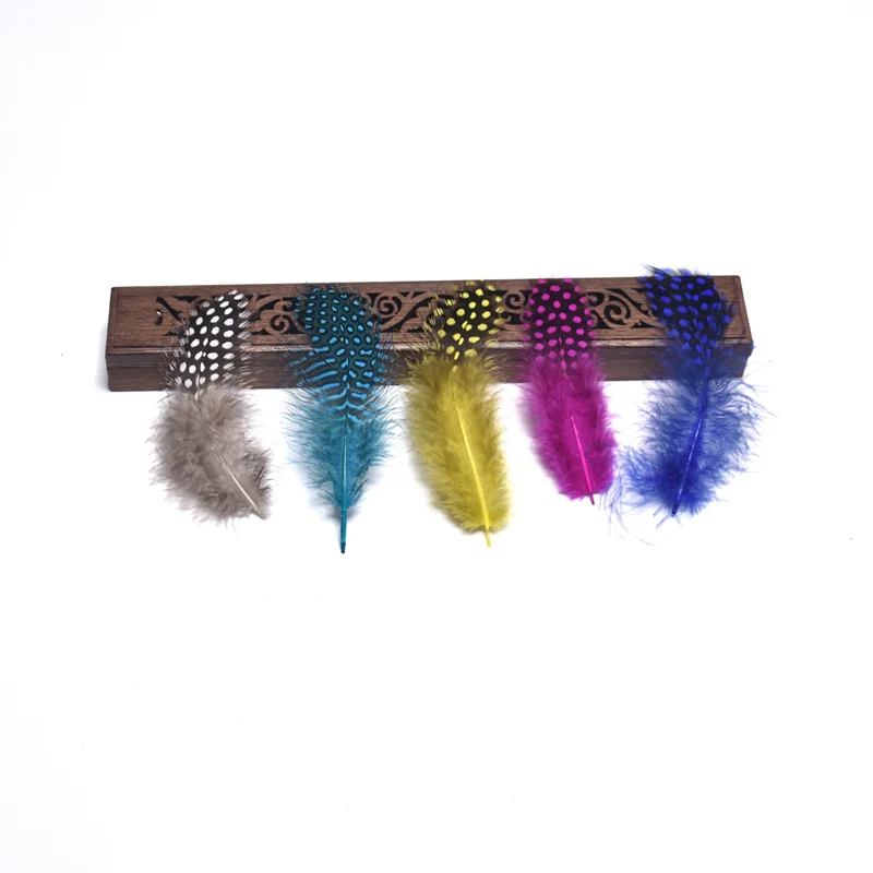 

high quality 20PCS/Lot Pearl Pheasant Feathers 2-4"/5-10cm Natural Spotted Chicken Feathers DIY Masks Jewelry Accessories Plumes