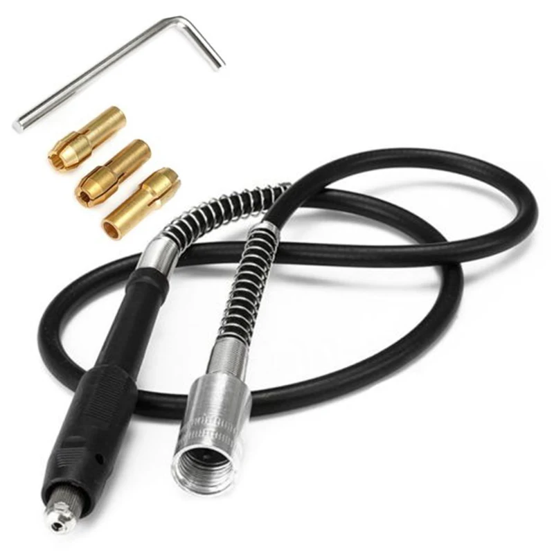 

Tools Flexible Shaft Replacement Parts Set Kit Spare Corded For rotary 1.5/2.3/3.2mm collet Allen key Accessories