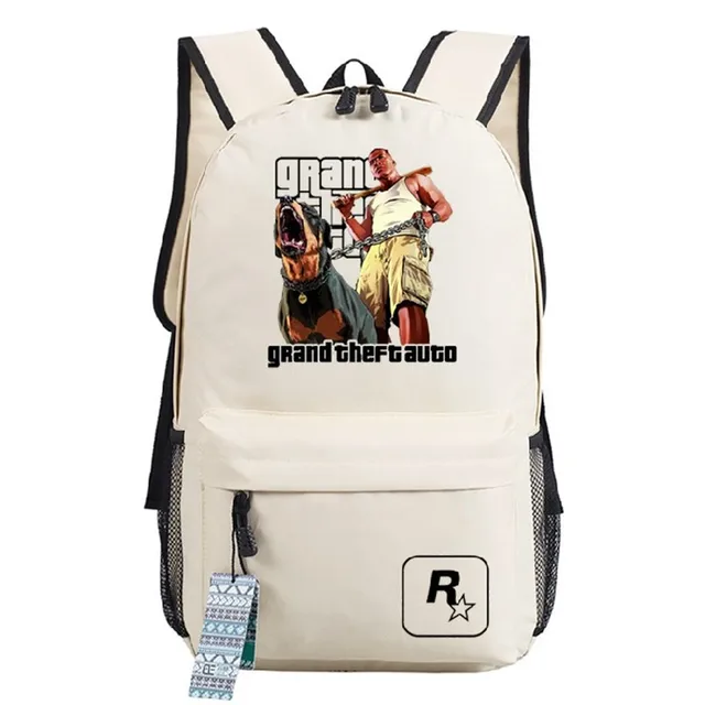 Game Grand Theft Auto GTA5 Backpack School Bag Boys Girls Cosplay Gift