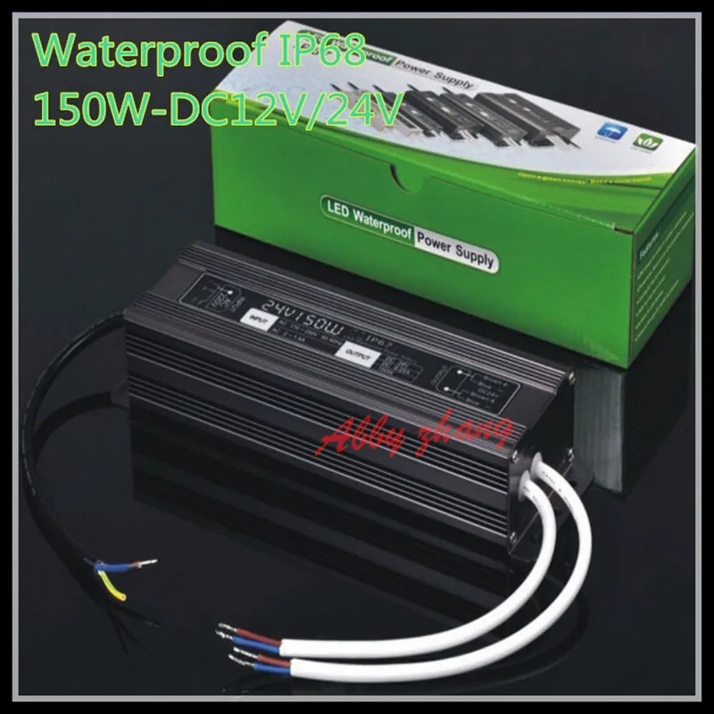 DC 12V 150W Waterproof IP68 Electronic LED Driver outdoor use power