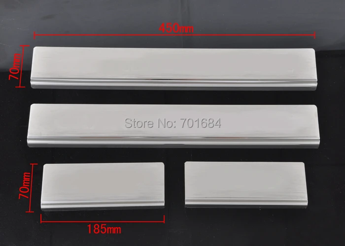 

For Jeep Grand Cherokee Protector threshold 2011-2015 2012 2013 2014 Door Sill Guards Set 4 Pieces New [QPA153]