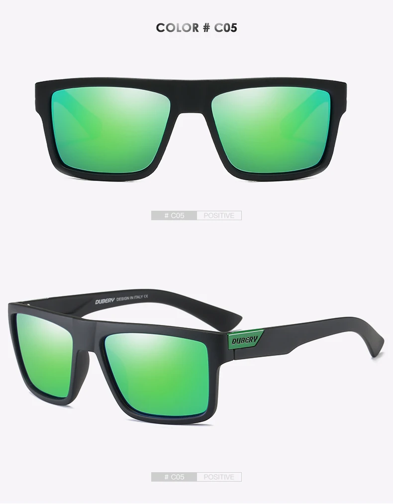 Бренд dubery, дизайнерские поляризованные солнцезащитные очки для мужчин, водительские оттенки, Мужские Винтажные Солнцезащитные очки для мужчин, Spuare, цветные, летние, UV400 Oculos