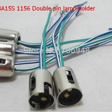UPS DHL FedEx 200 шт. двойной штифт BA15S 1156 1157 держатели светильника света bsse