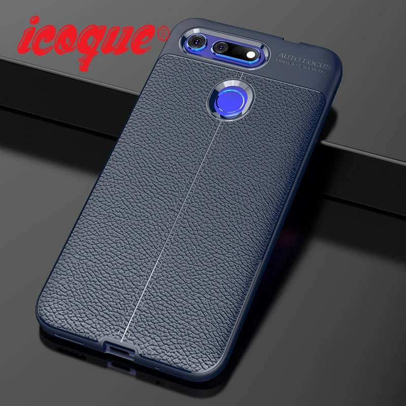 Soft Silicone Case for Huawei Honor 10 9 Lite 8X Lichi Pattern Phone Y9 2019 Play 8C Magic 2 V20 V10 Cover |