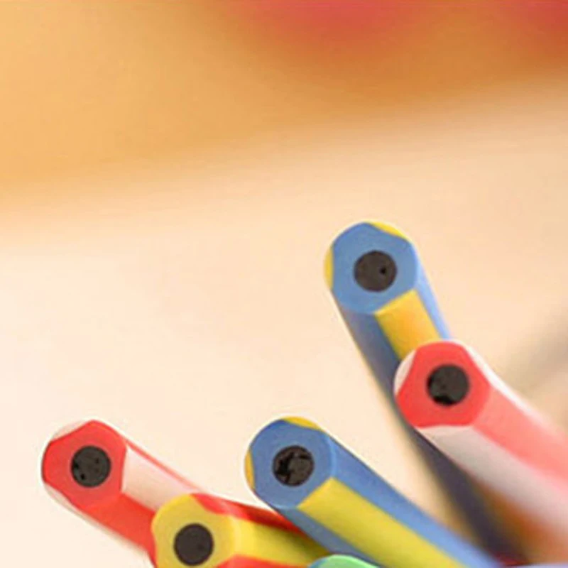 5 шт./лот красочный гибкий магический мягкий карандаш с ластиком Корея милые канцелярские принадлежности дети студент, школа, офис использования детский подарок
