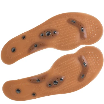 

Massage Insoles Health Foot Magnetic Therapy Magnet Acupressure Shoe/Boots Pads for Men Women (S)