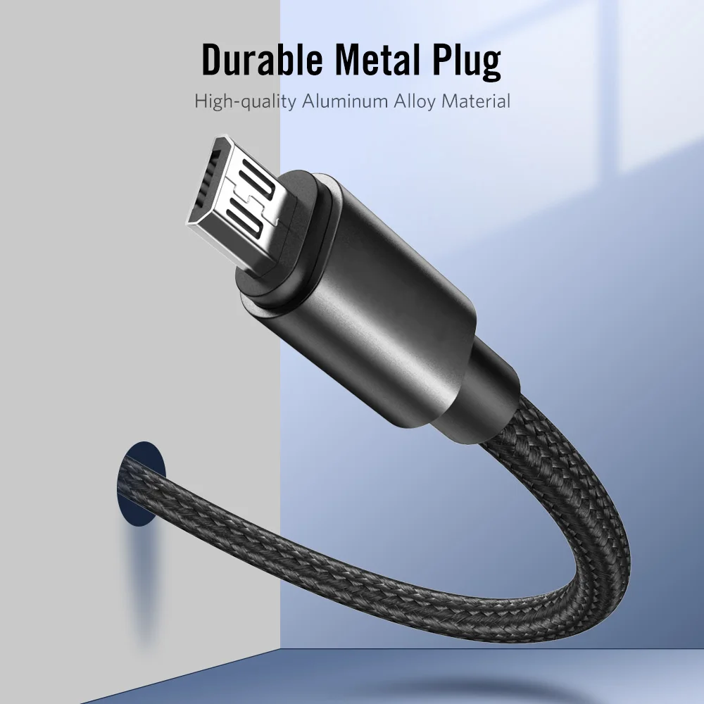 Micro USB кабель Gourde для Xiaomi Redmi Note 5 Pro зарядный Samsung S7 S6 edg микрошнур телефона