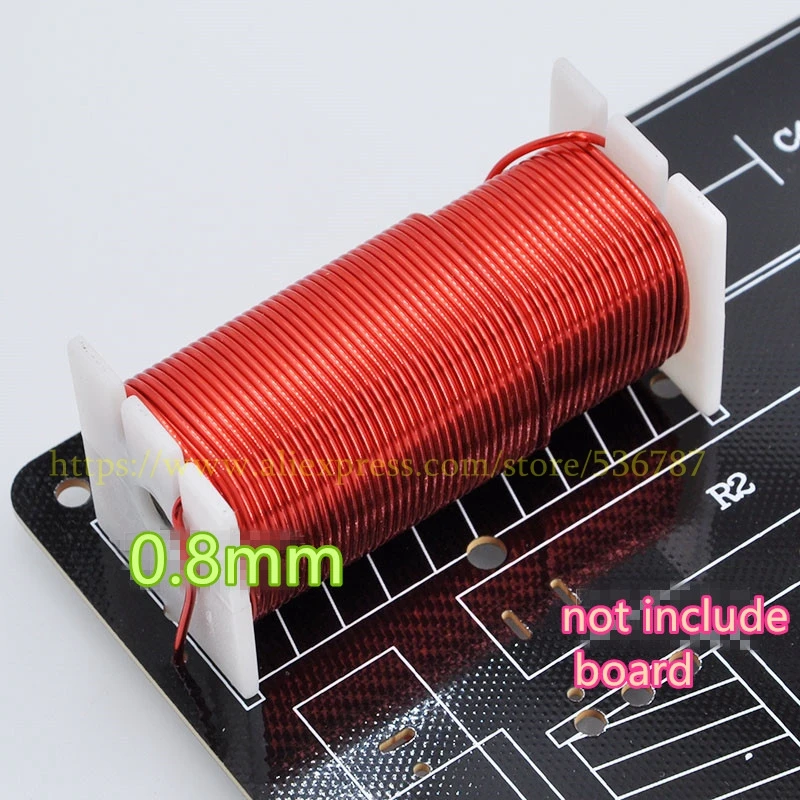 1 шт. 0,8 мм 0.1mH-2.0mH бескислородная медная проволочная катушка аудио усилитель динамик Кроссовер Индуктор с железным сердечником